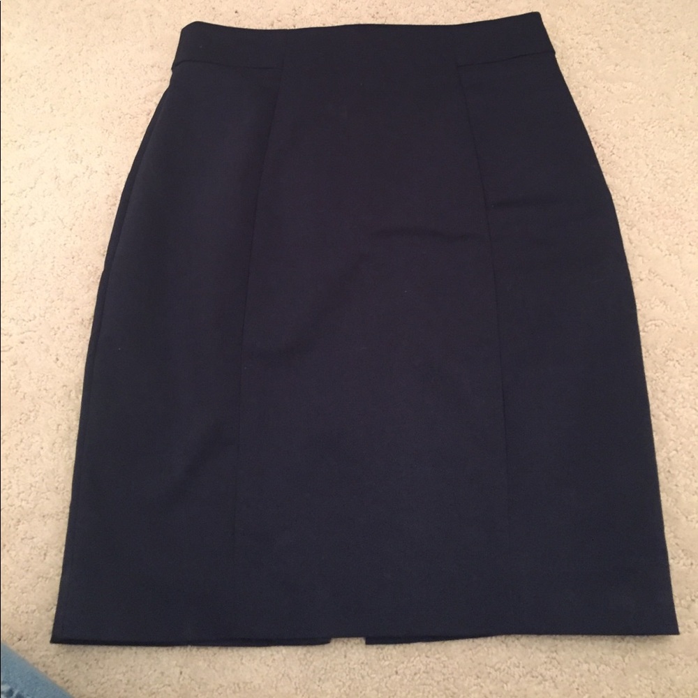 Blue Suit Skirt