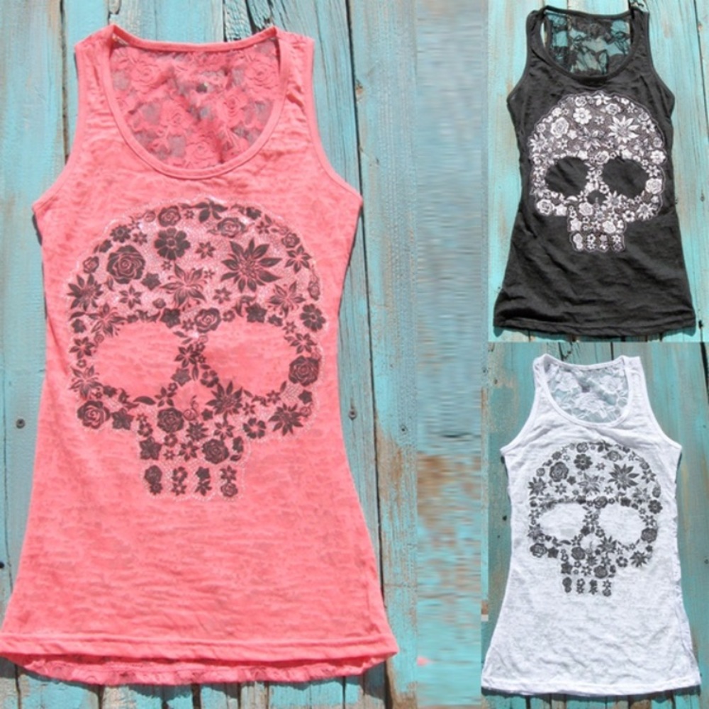 Skull Tank Top - Picture 2 of 4
