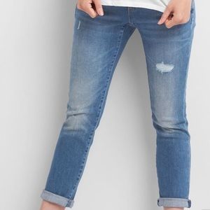 Maternity full panel distressed best girlfriend