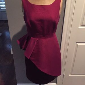 Halston Heritage Deep Pink Dress
