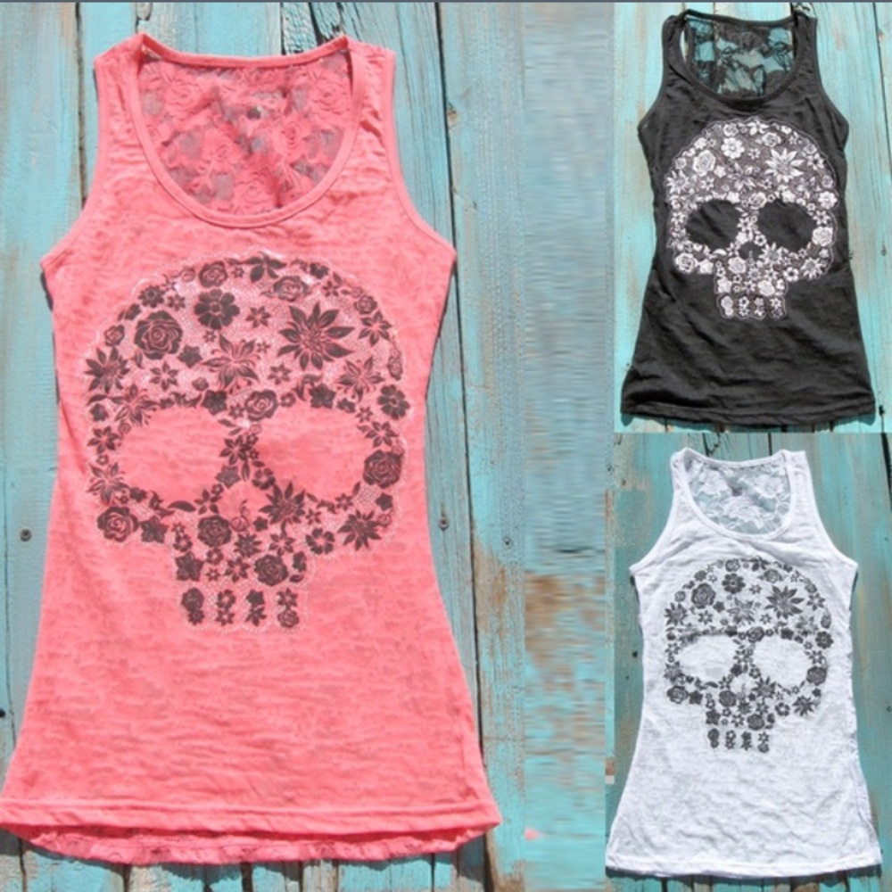 Skull Tank Top - Picture 2 of 4