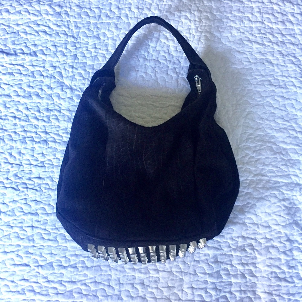 Alexander Wang Morgan Back Suede Hobo Bag