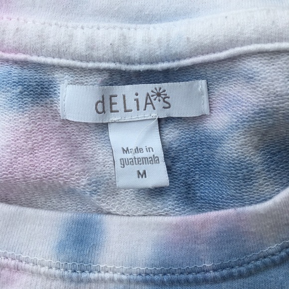 Blue & Pink Tie Dye Sweatshirt - Picture 2 of 3