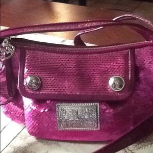 Coach AUTHENTIC Poppy Sequin Rare Bag