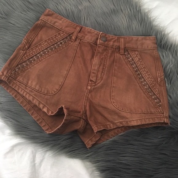 Free People Pants - FREE PEOPLE caramel summer shorts