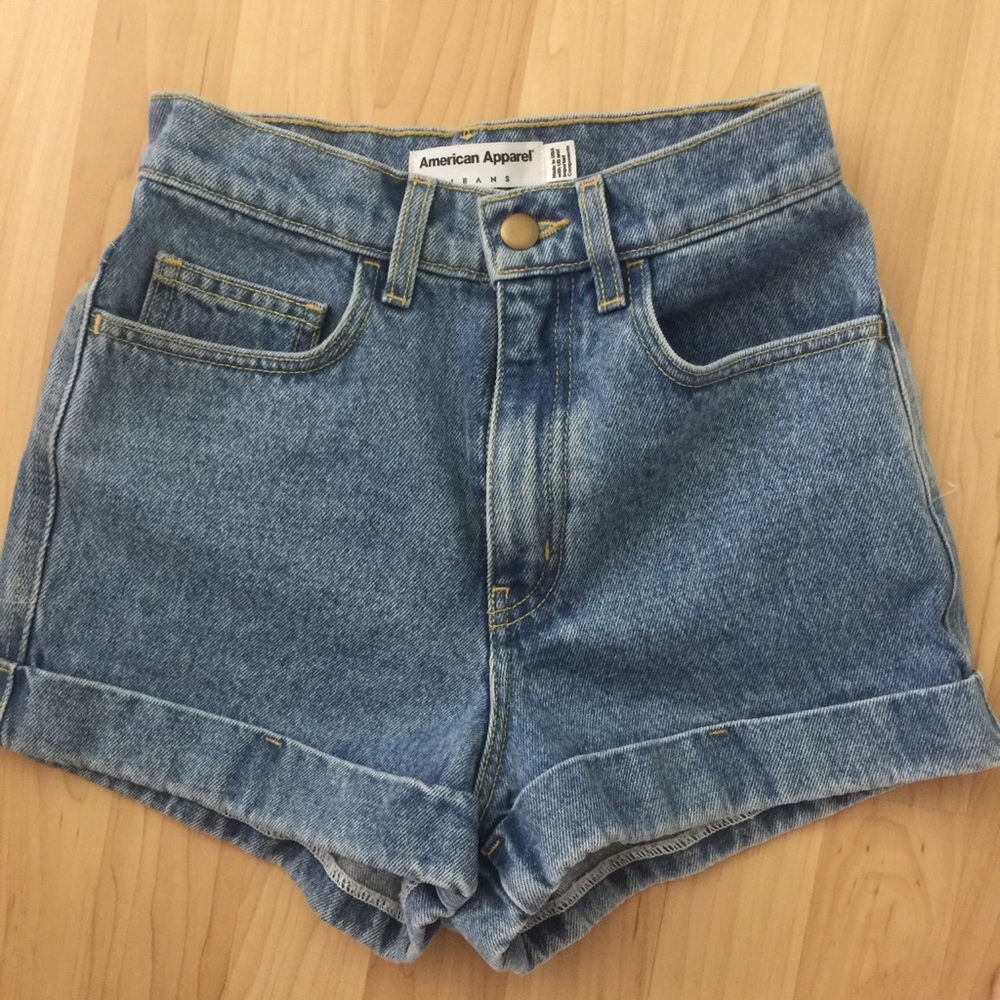 NWOT AA Denim cuff shorts