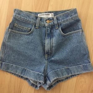 NWOT AA Denim cuff shorts
