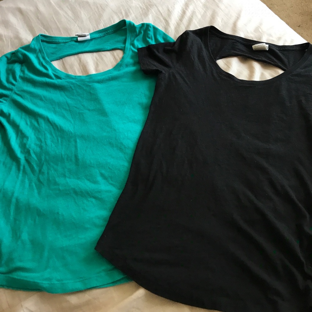Open back tee