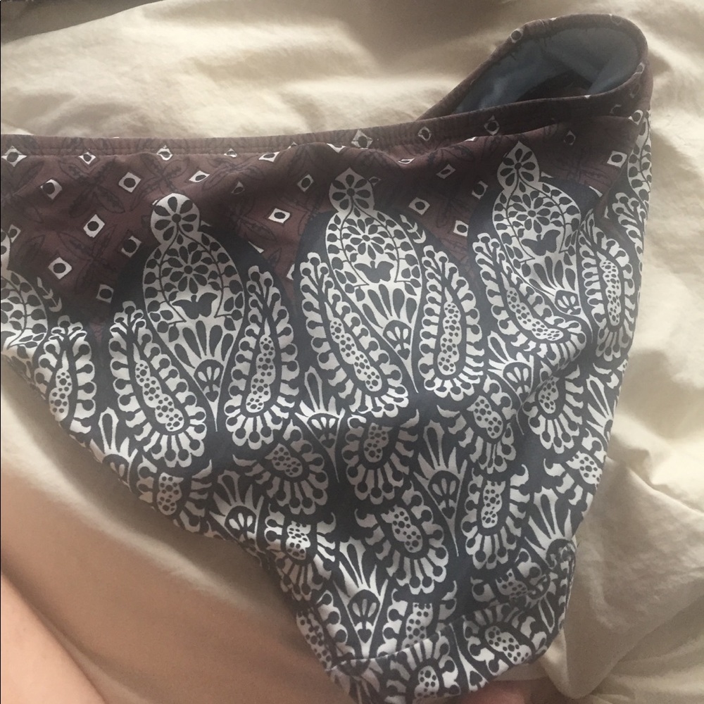 Brown Paisley Athleta bikini set