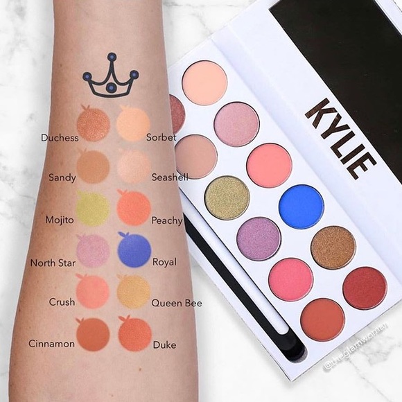 Kylie Cosmetics Royal Peach Palette Kyshadow Kylie Cosmetics Royal Peach Palette Kyshadow