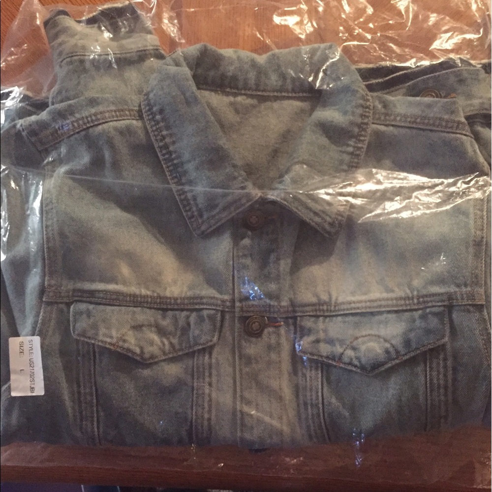 Pink+dolphin Male jean jacket brand new