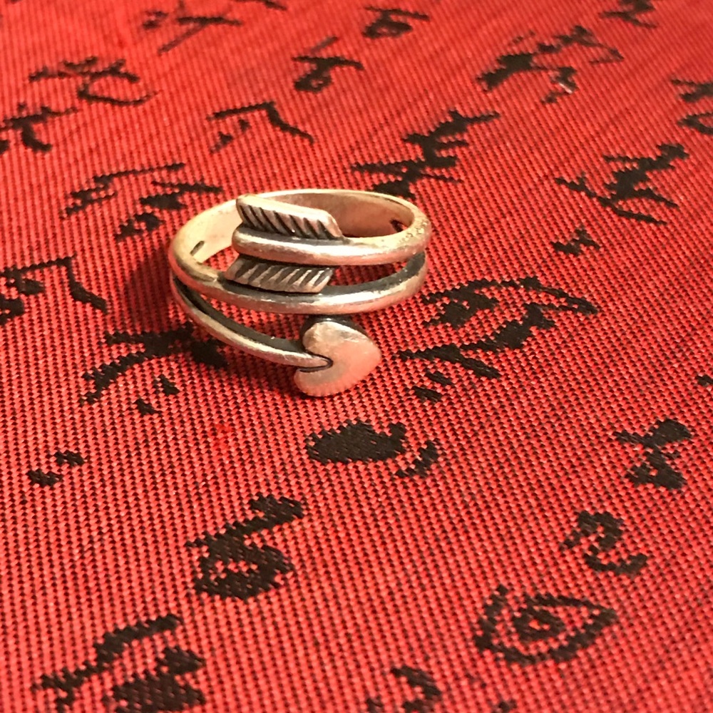 James Avery heart/arrow ring
