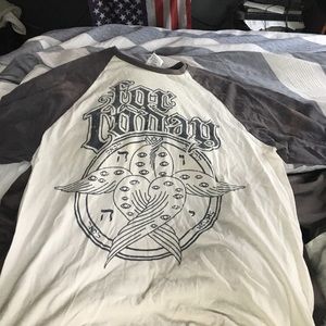 For today baseball band tee