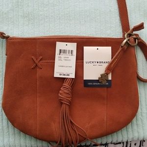 LUCKY BRAND -Brand New Suede Crossbody