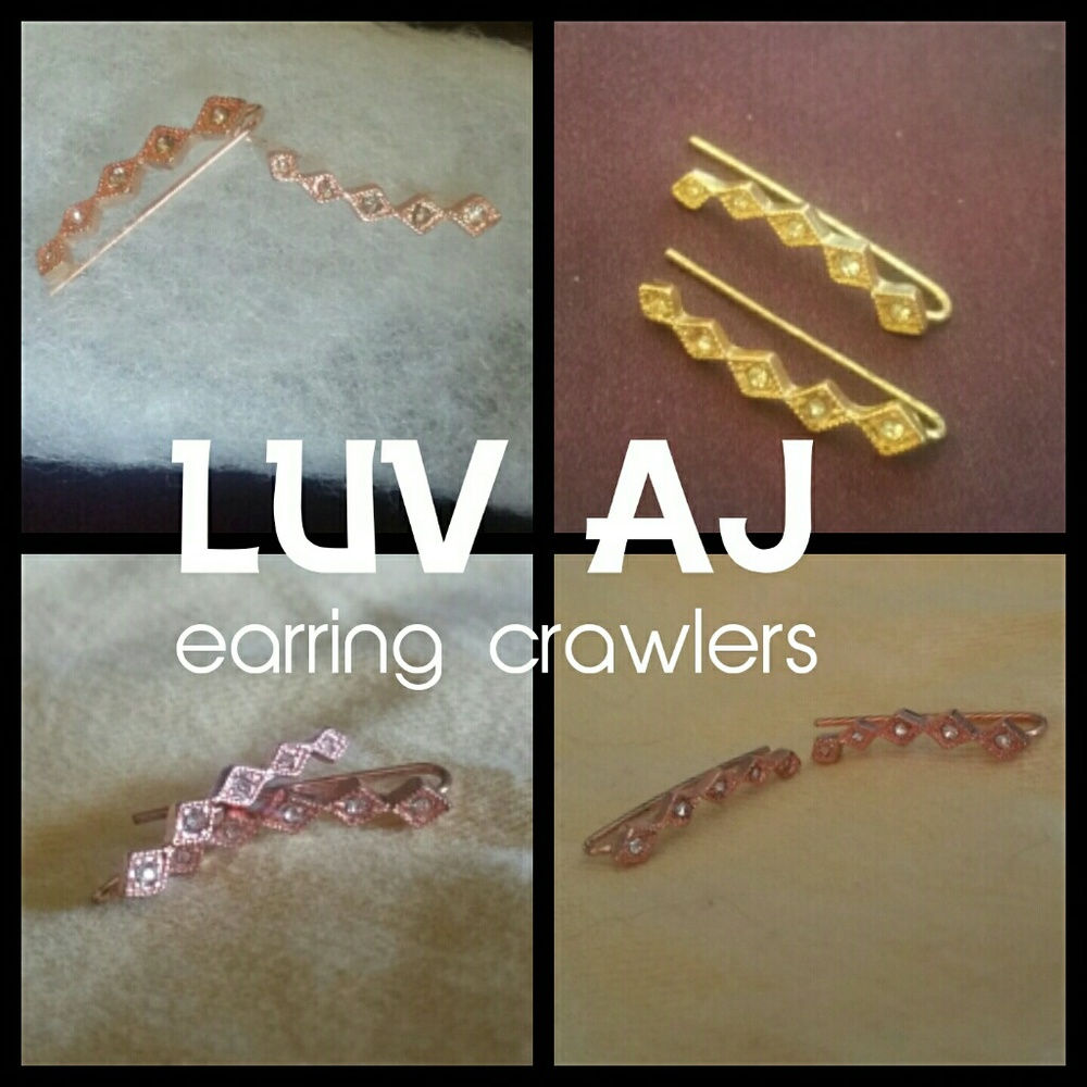 Luv AJ crawler earrings