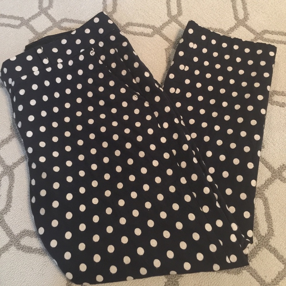 Banana Republic Polka Dot Ankle Capris