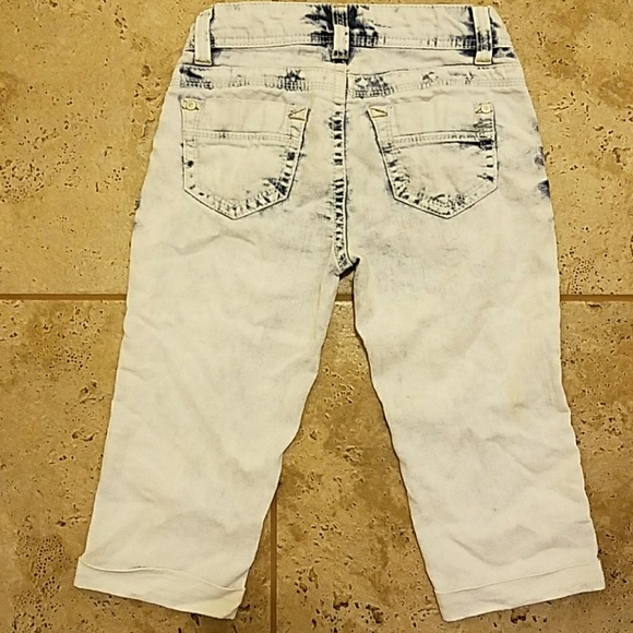 Juniors size 0 WALLFLOWER jean capris - Picture 4 of 5