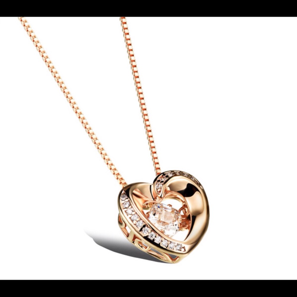 Floating Dancing Stone Necklace