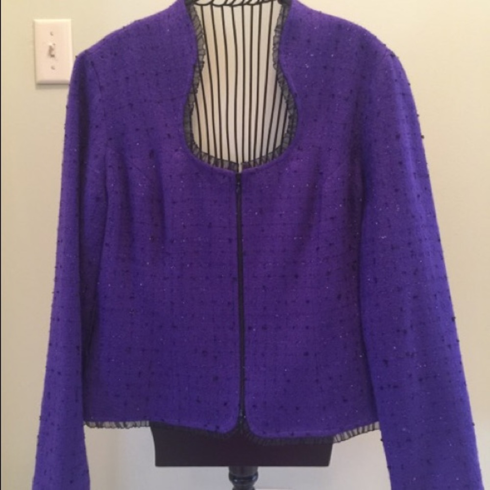 Purple ribkoff jacket