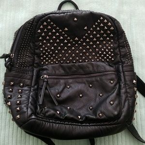 ON HOLD Black studded backpack