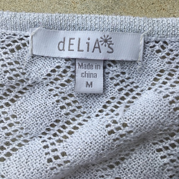 Delia’s Silver Sparkle Cardigan - Picture 4 of 4