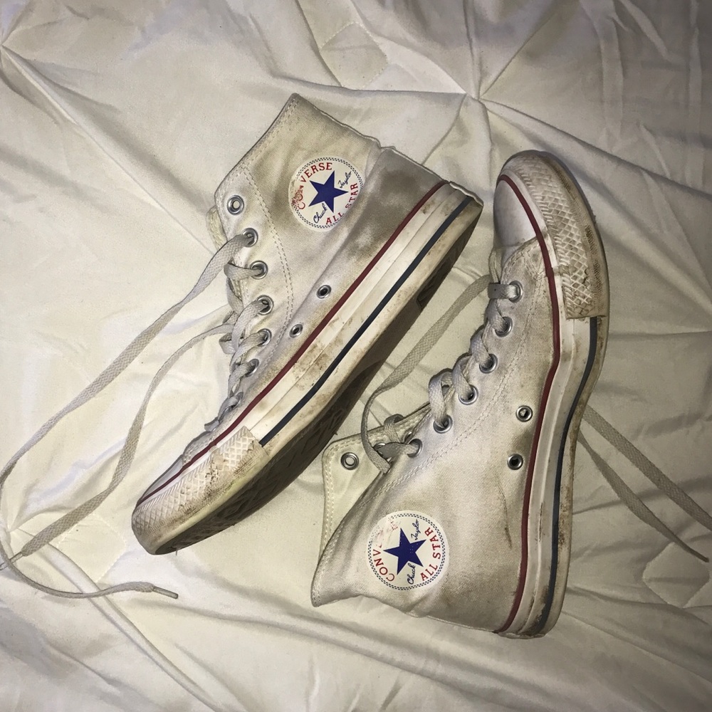 White High Top Converse