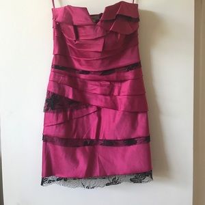BCBG short pink dress
