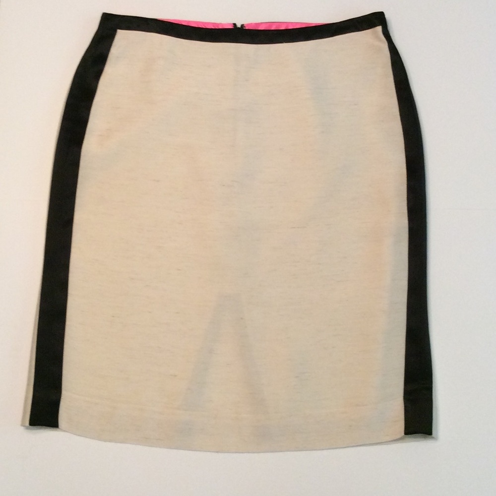 J Crew Collection Contrast Pencil Skirt