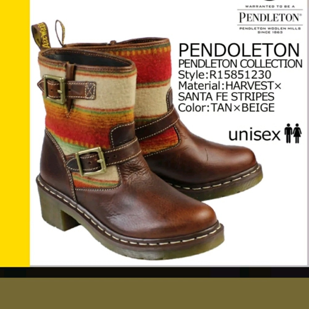 Doc marten Pendleton boots Aztec print