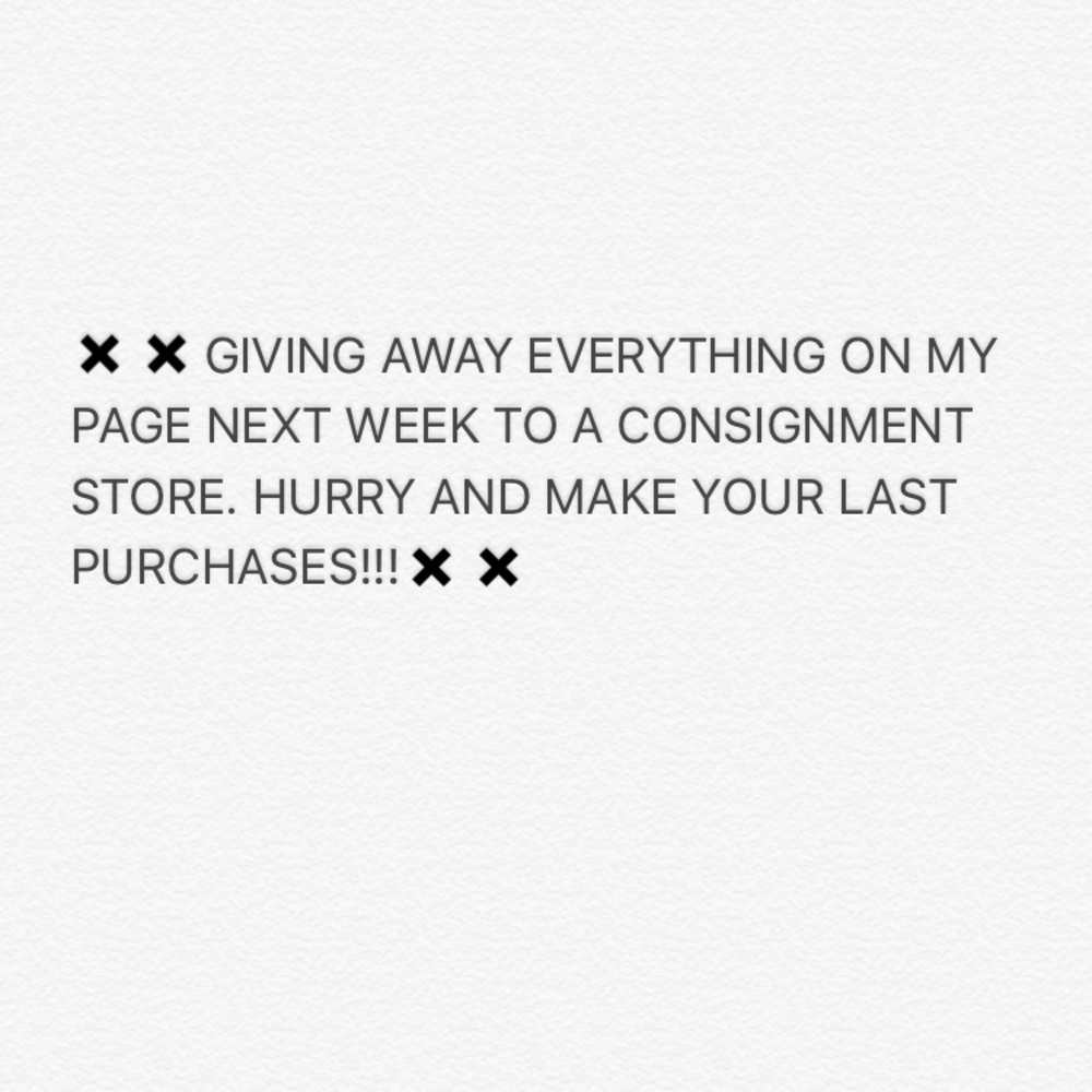 ✖️✖️HURRY AND MAKE YOUR PURCHASES✖️✖️