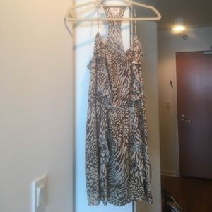 Brown/beige Parker Dress - small