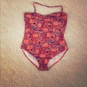 Tank Halter Strap Bathing Suit, 22w by Islander