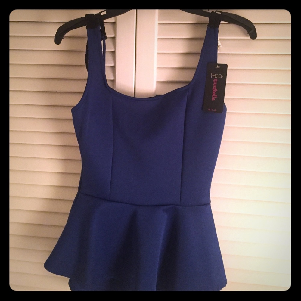 Navy blue top
