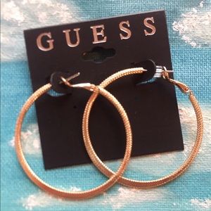 Guess hoop earrings✨gold✨