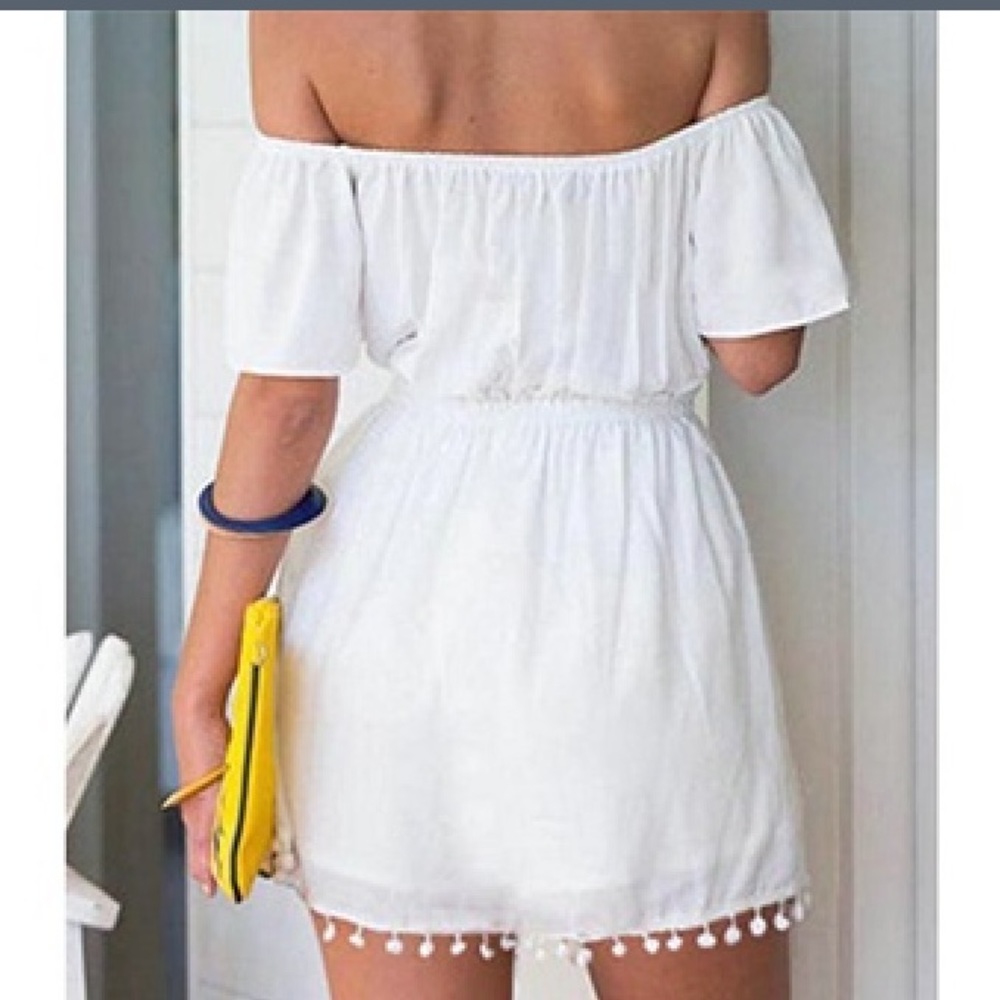 White Romper - Picture 2 of 4