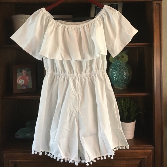 White Romper - Picture 3 of 4