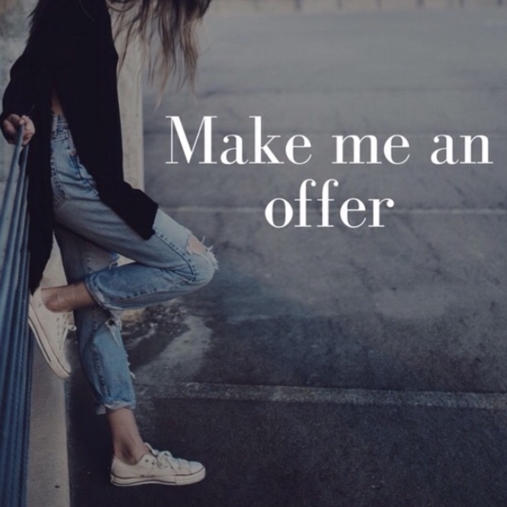 Feel free to make me a reasonable offer!