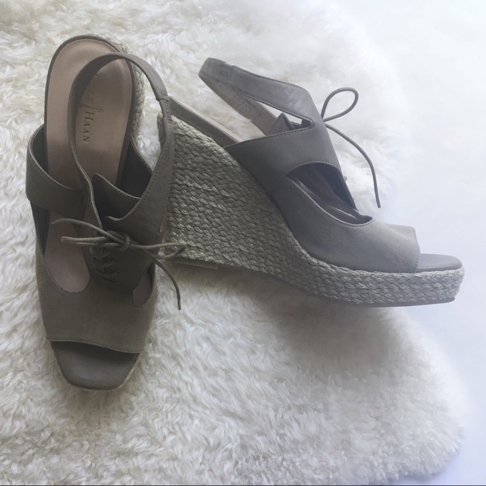 NWOT // Cole Haan wedges espadrilles