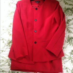 Red Ann Taylor Suit