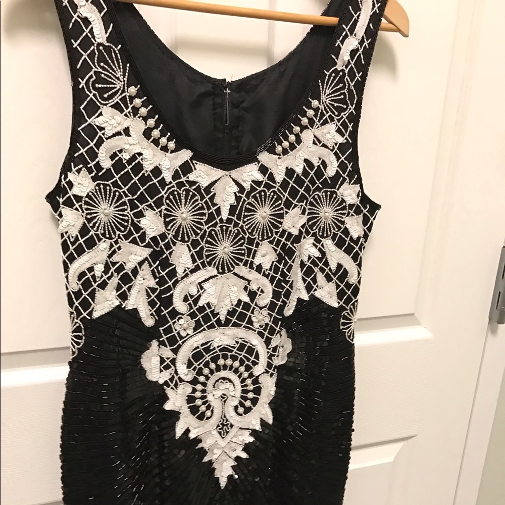 Vintage 1980s beaded dress