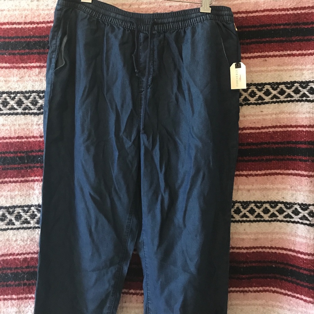 Forever 21 Linen Joggers