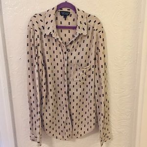 Topshop button down blouse