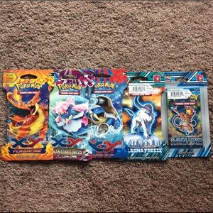 Pokémon Cards 5 Unopened Booster Packs Great Gift!