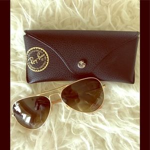 Ray-Ban Original Aviators Matte Gold/Brown RB3025
