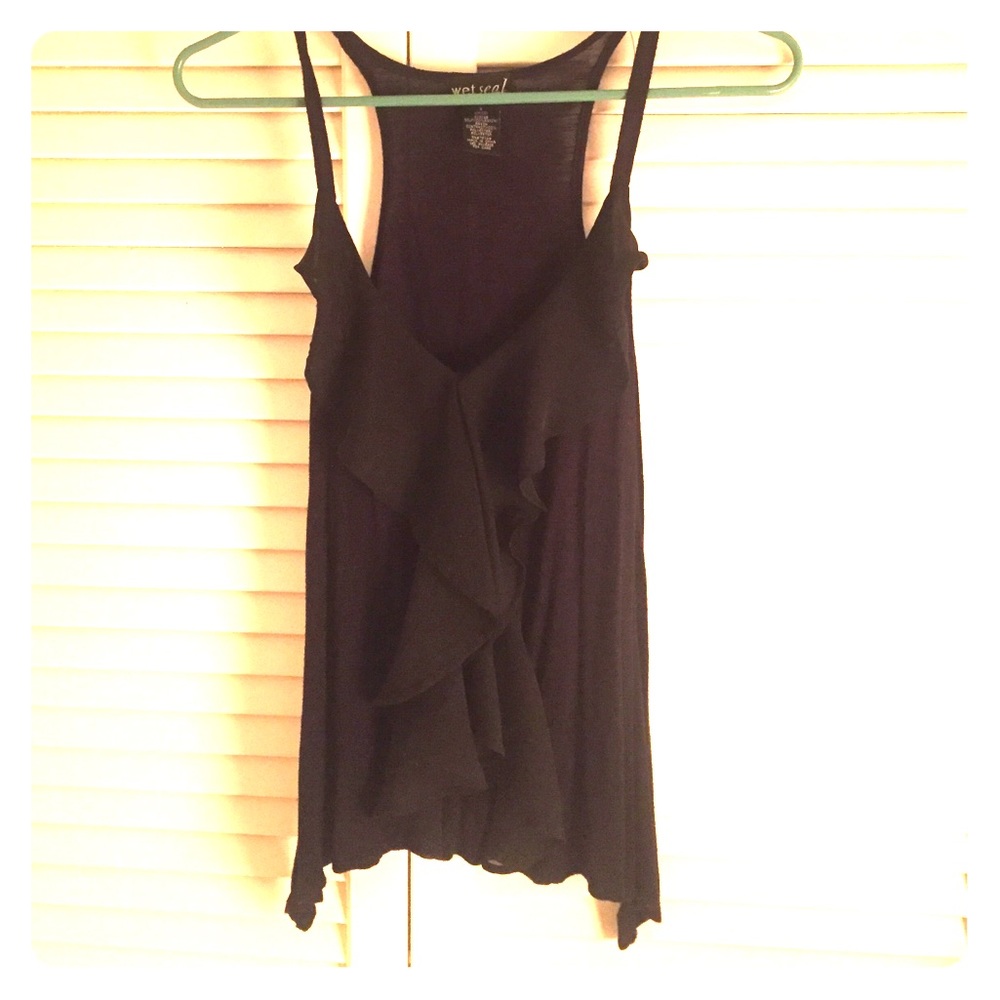 Black tank top