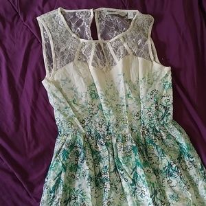 Lace floral dress