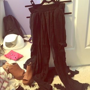 Black beach pants