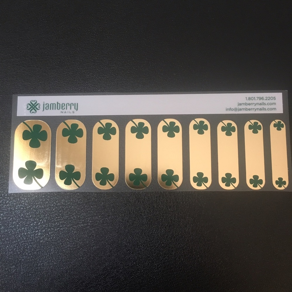 Jamberry Half sheet Lucky tips