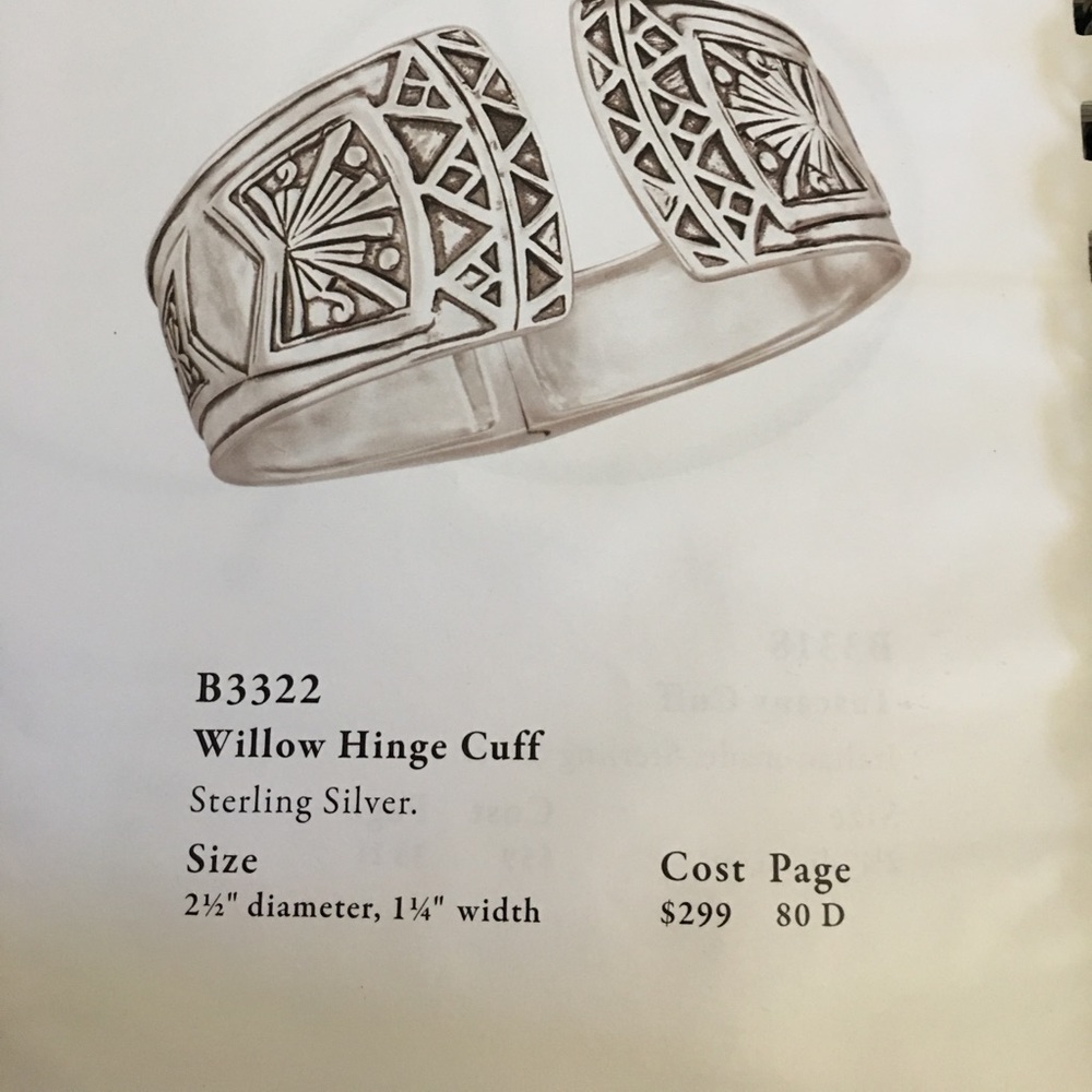 Silpada designs willow hing cuff bracelet - Picture 6 of 6