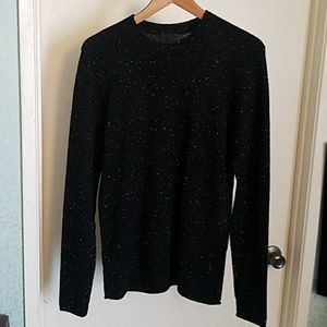 ATM Black and white cashmere sweater